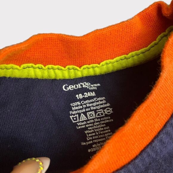 george | 3/$15 Baby Boy Graphic Long Sleeve Shirt - Picture 3 of 3